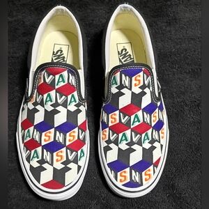 Vans Checker Cube Unisex Slip On Classic